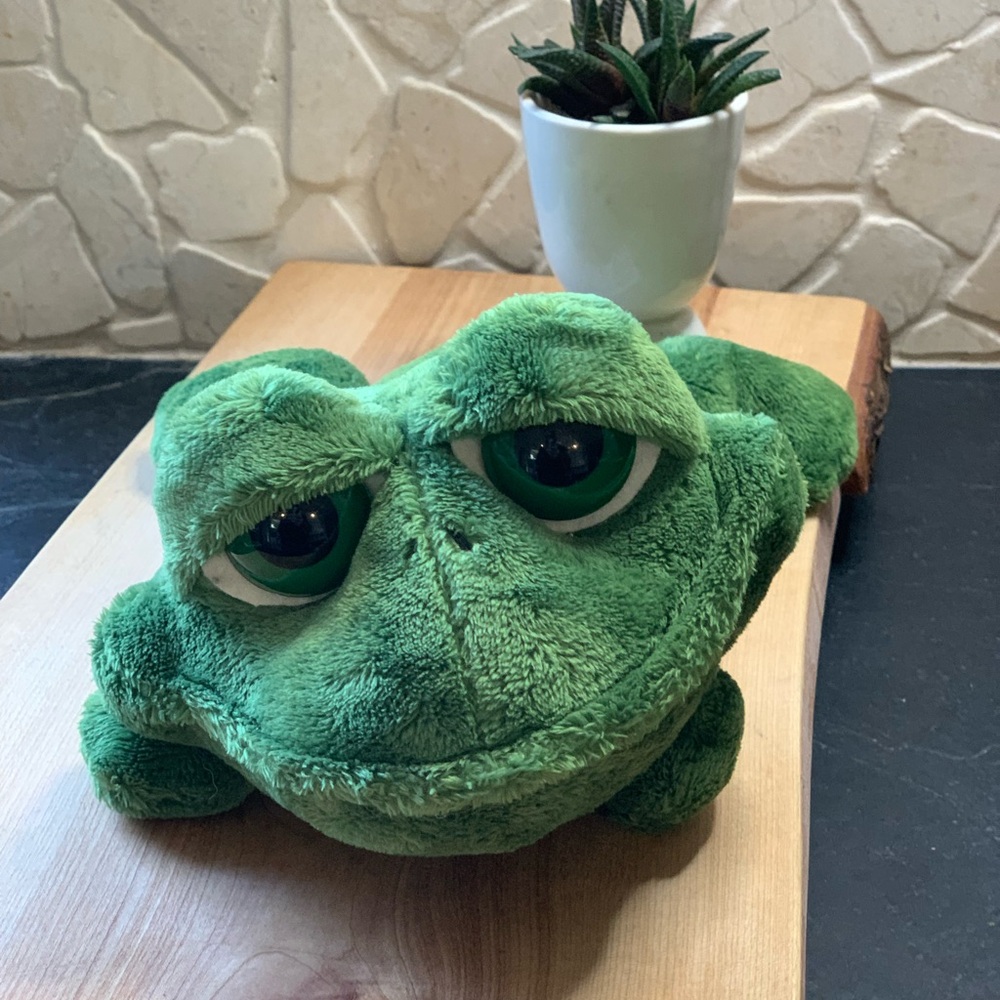 RUSS BERRIE | Lil’ Peepers | Dermot the Frog | 10” Plush